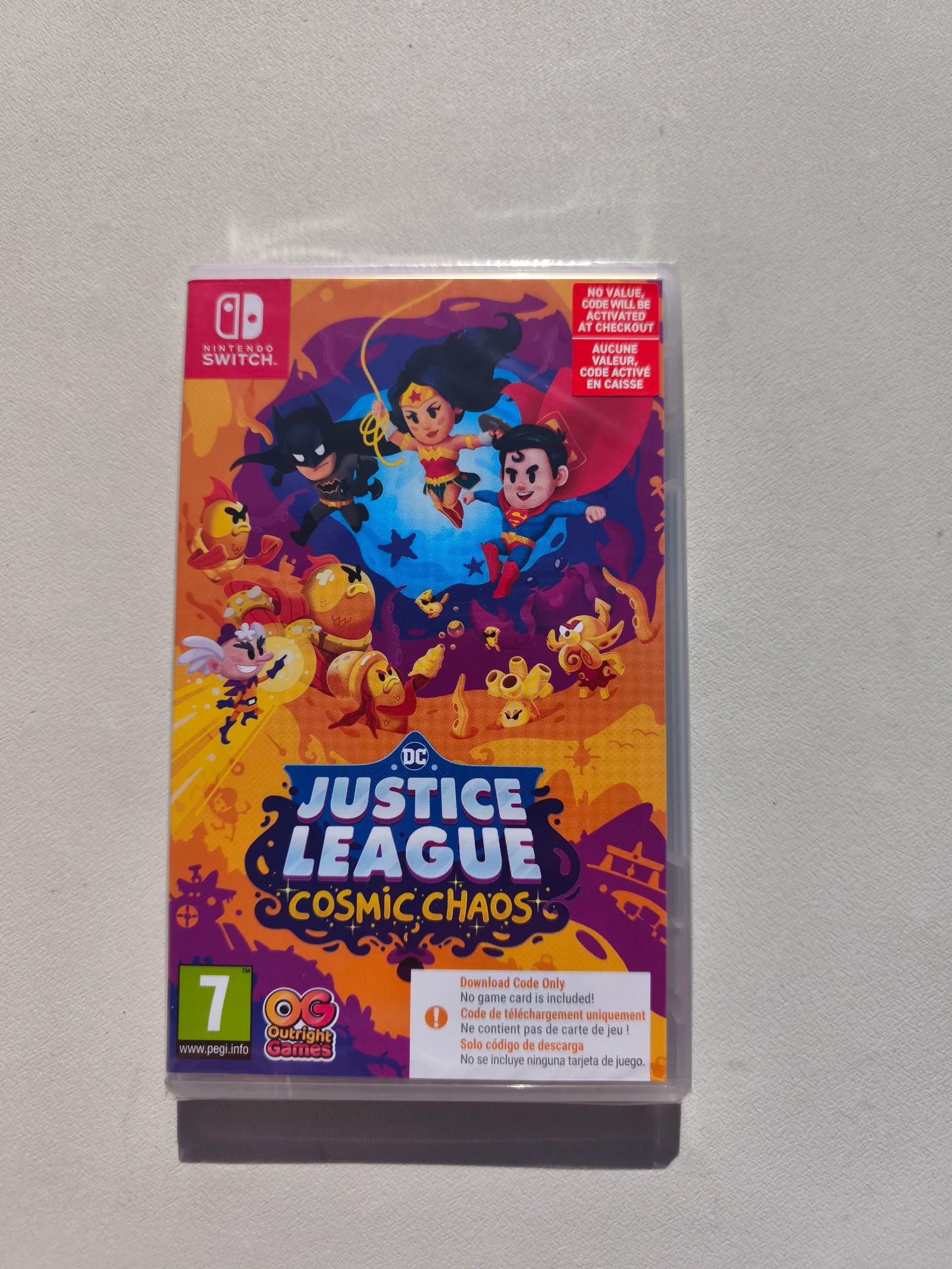Jeu Nintendo Switch justice League Neuf sous blister 